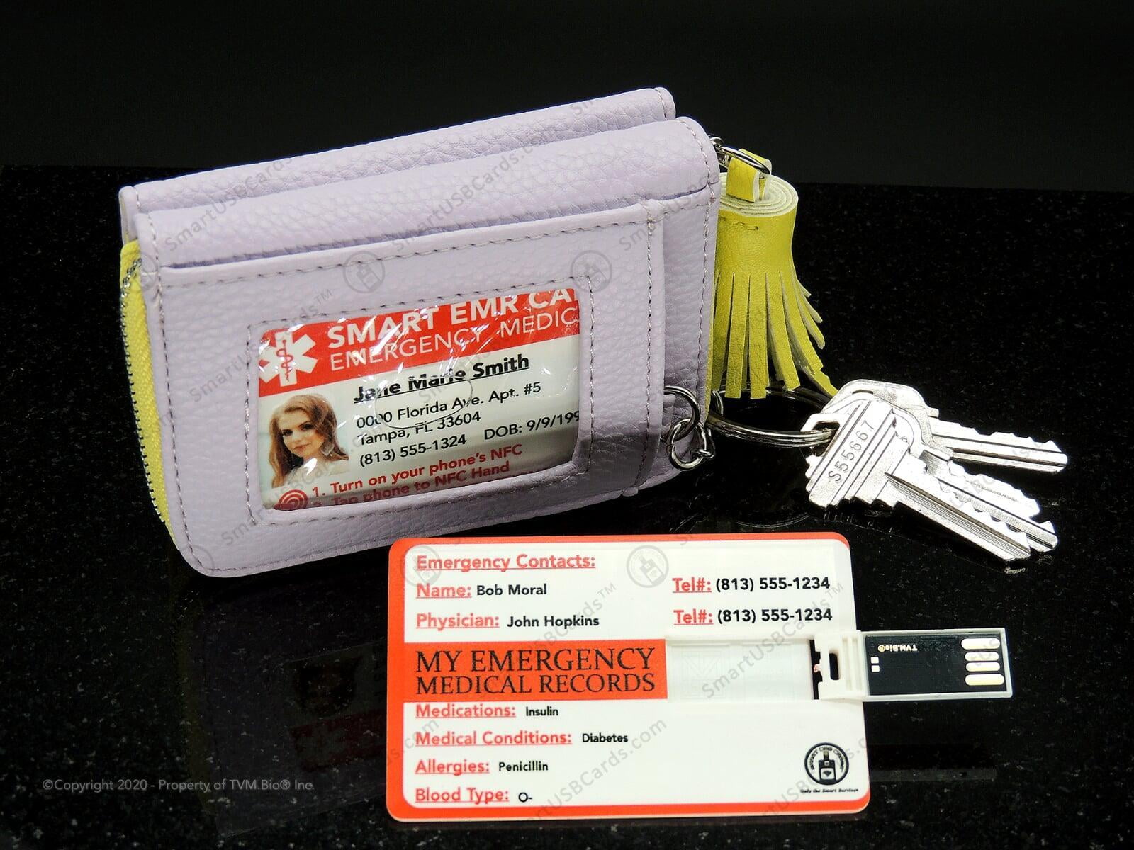 911 Medical ID Card by Smart USB EMR Card