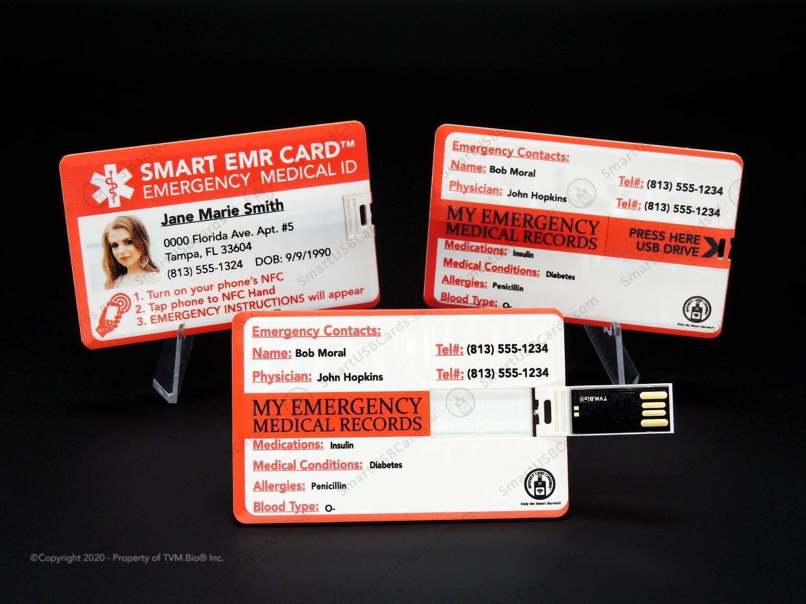 Smart USB Medical ID Card